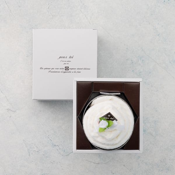 プルトワホワイトケーキタオル